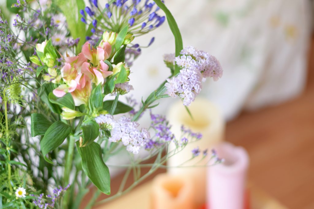 Crystal Die bloemen kaarsen